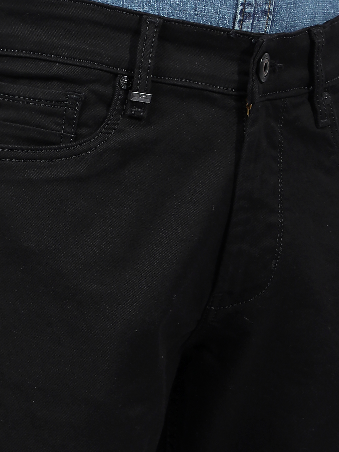 Numero Uno Men Solid Black Jeans
